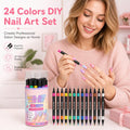 🎃 Halloween Flash Sale! 👻 35K+ Sold! 💅 24-Color Dual-Ended Nail Art Pens – DIY Manicure Kit 🎁